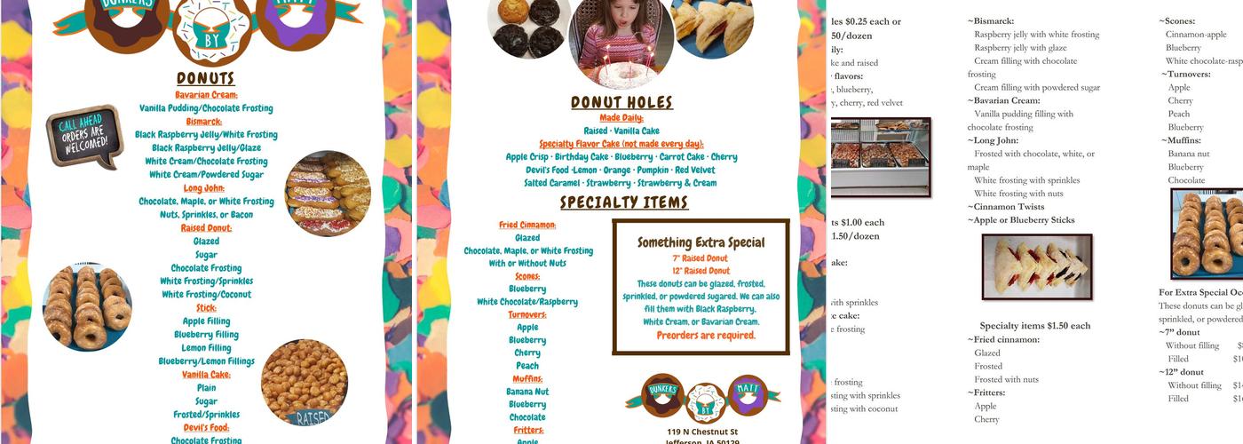 Dunkers by Matt Menu