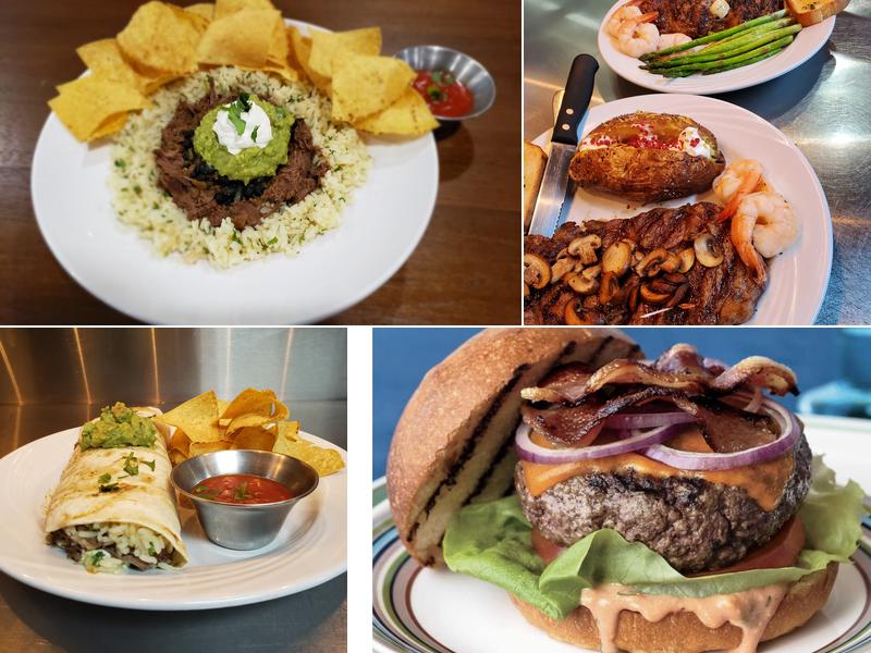 Water to Wine Steakhouse & Terrace, Pioneer Bar &TNT Casino