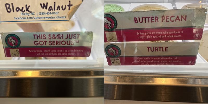 Uptown Sweets & Treats Menu