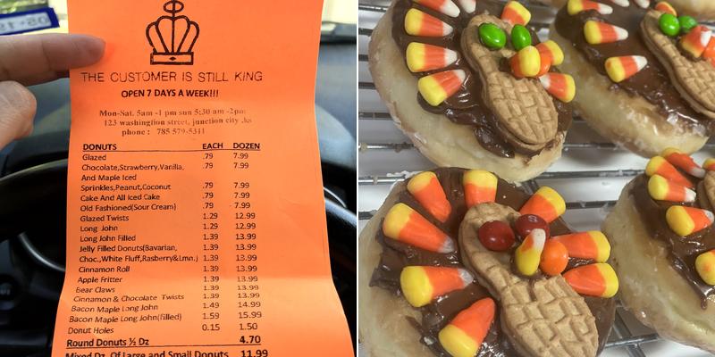 Donut palace Menu