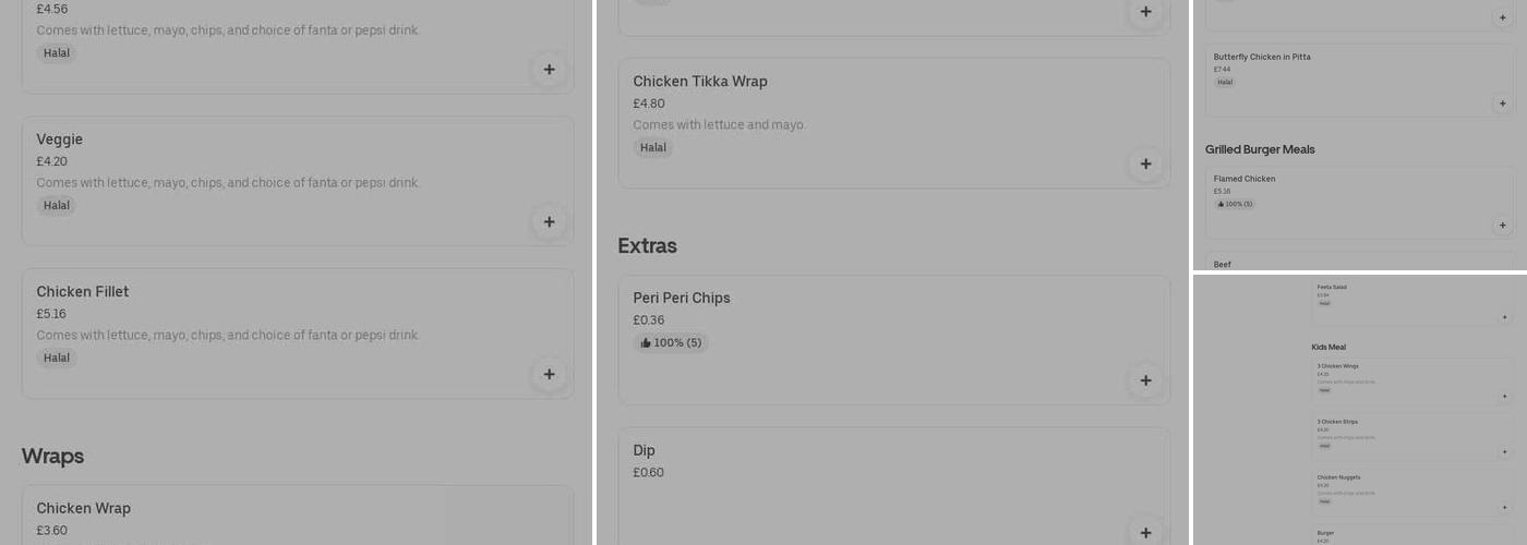 Hillside Kitchen Menu