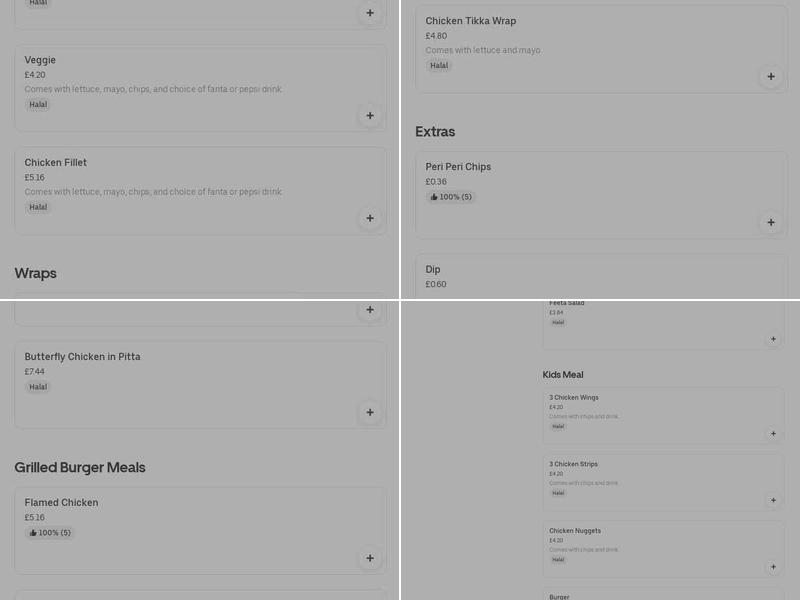 Hillside Kitchen Menu