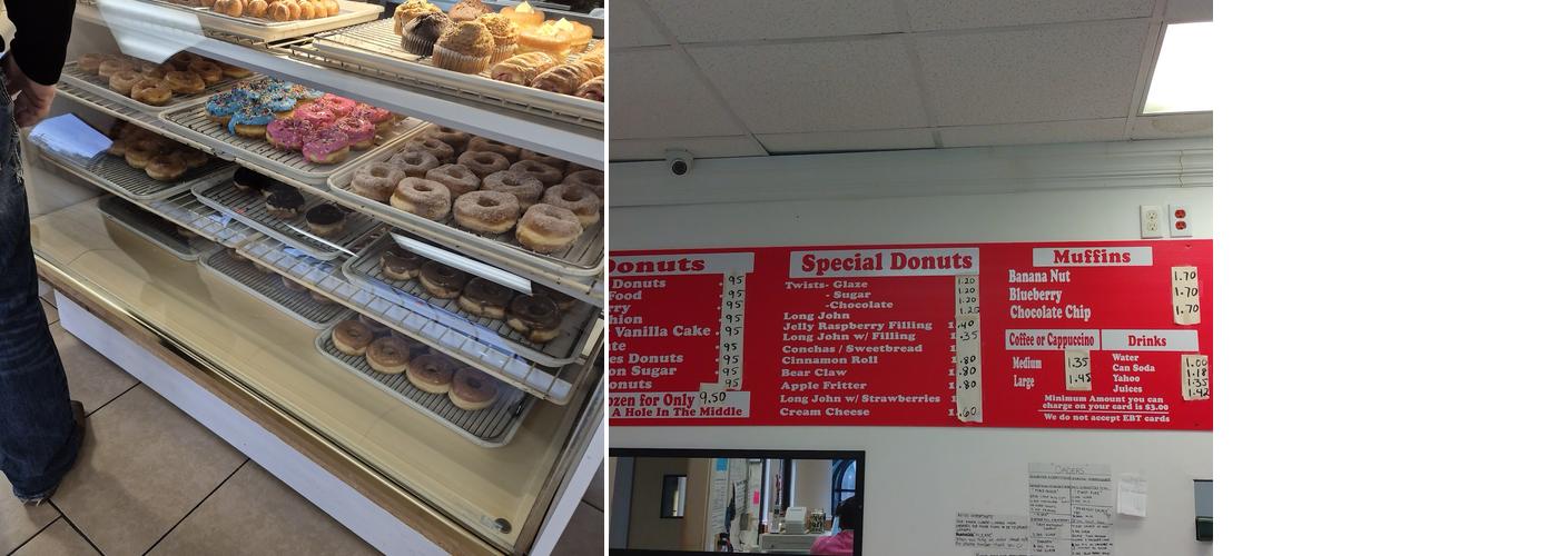Franks Donuts Menu