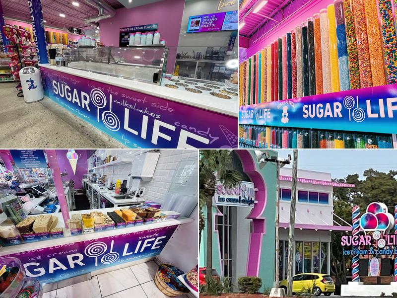 Sugar Life Ice Cream And Candy Bar