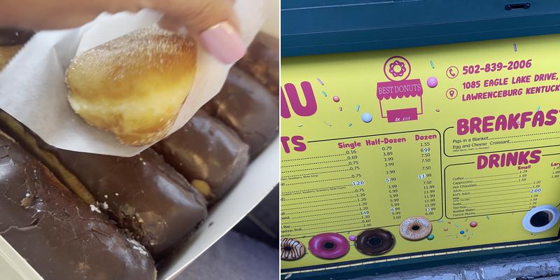 Best Donuts Menu
