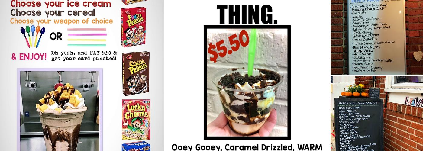 Mama Rae's Ice Cream Shoppe Menu