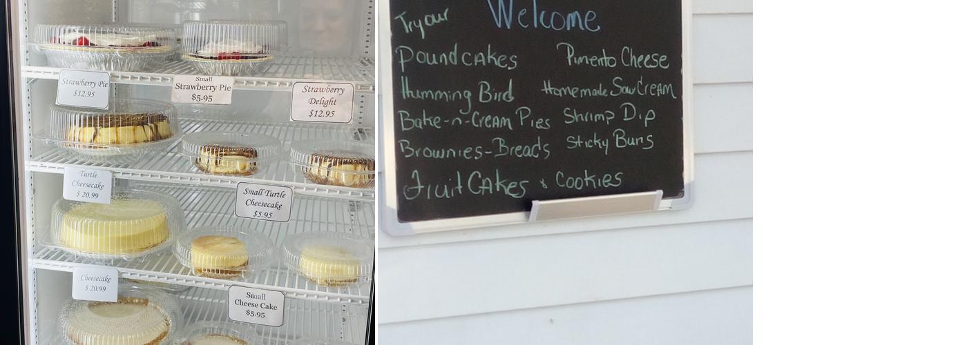 Swartzentruber's Bakery Menu