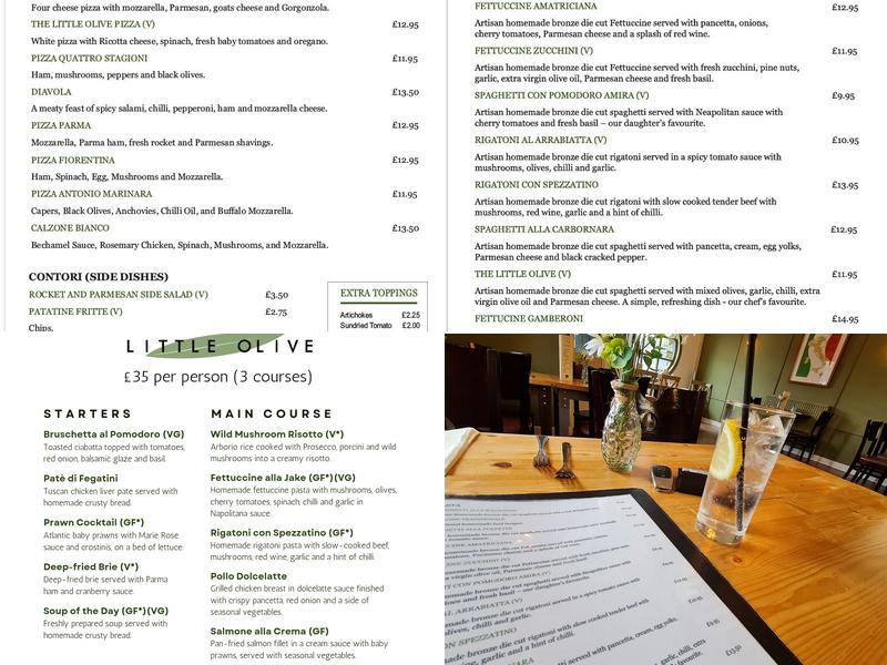 The Little Olive Menu