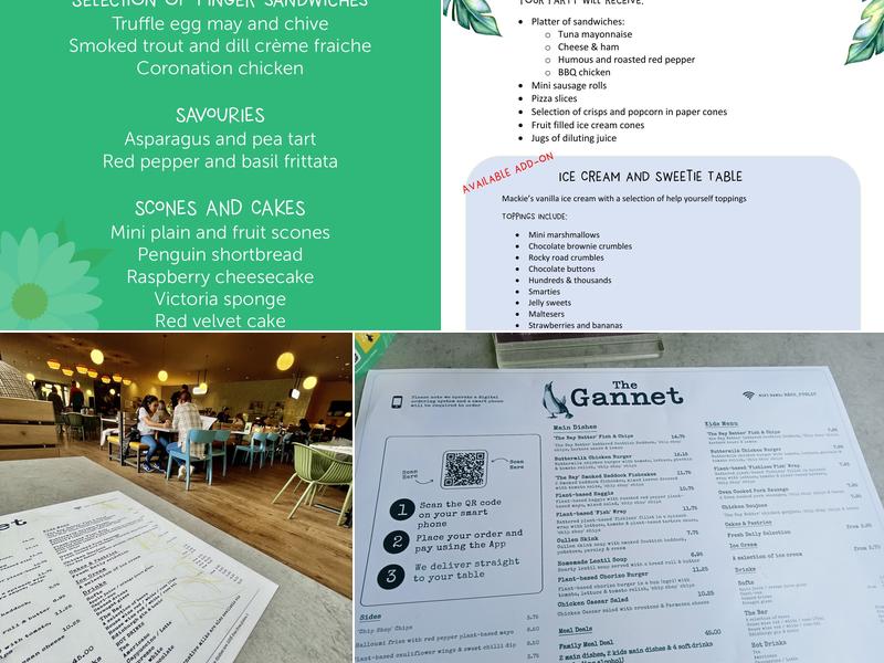 The Gannet Fish Bar Menu