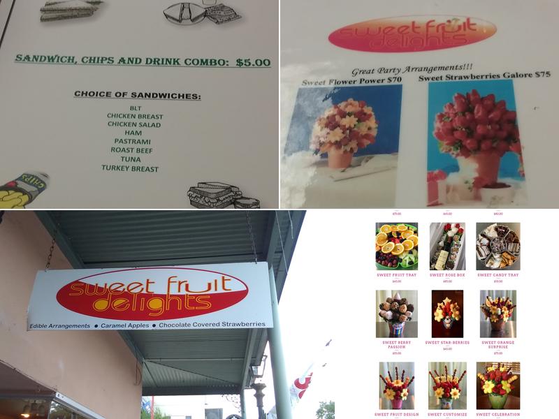 Sweet Fruit Delights Menu