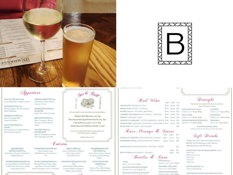West End Brasserie Menu