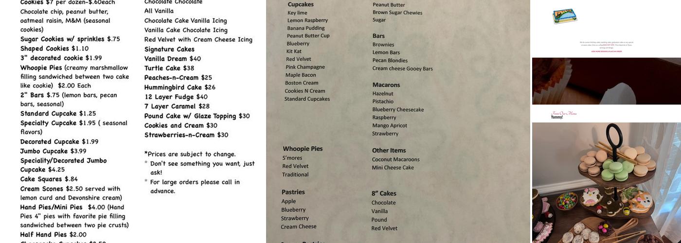 Icing Ink Menu