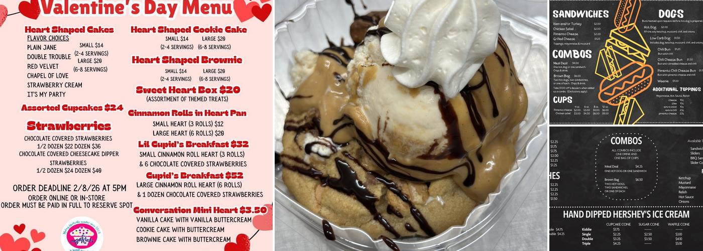 sugaRush Menu