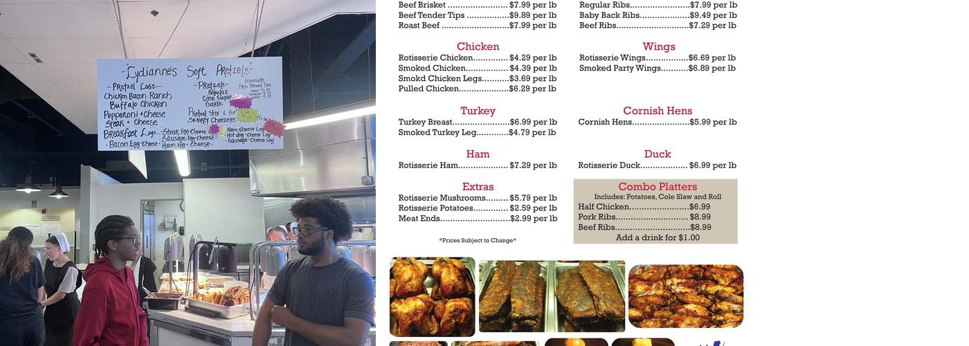 Lydianne Soft Pretzel Menu