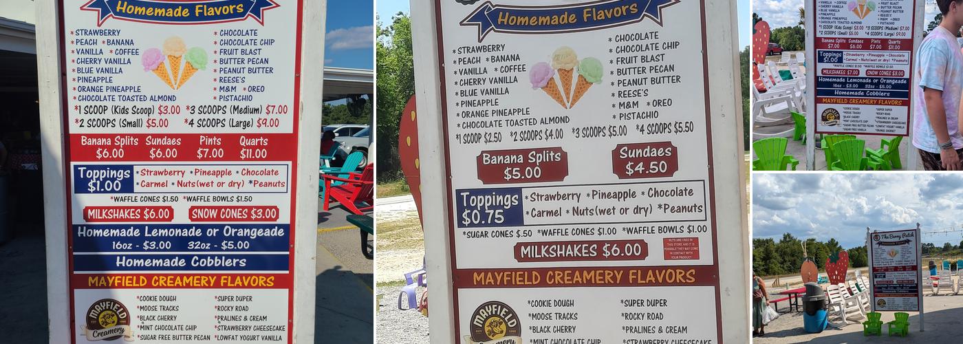 The Berry Patch Menu