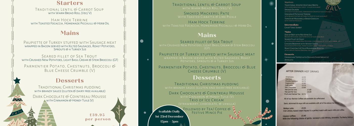 1886 Restaurant @ Braid Hills Hotel Menu