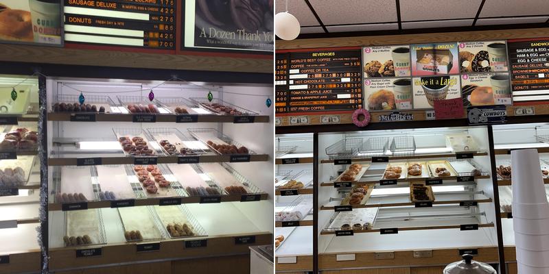 Curry's Donuts Menu