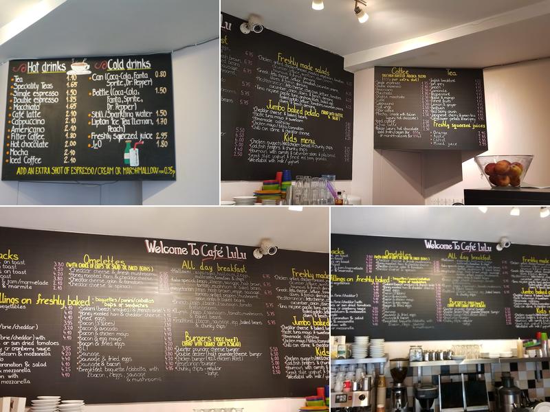 Café Lulu Menu
