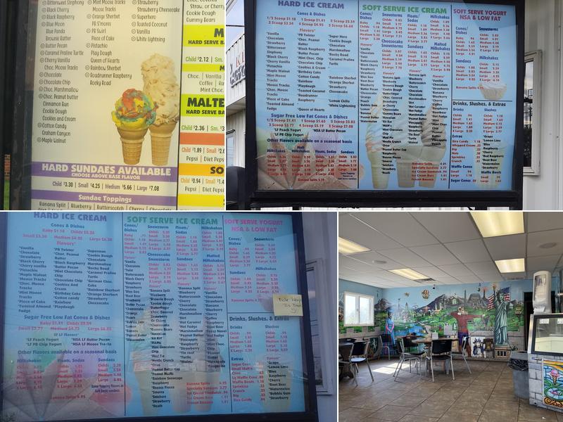 King Cones Castle Menu