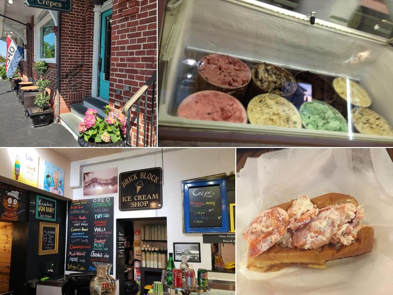 Brick Block Ice Cream and Crepe shop 10 Chatham Bars Ave, Chatham