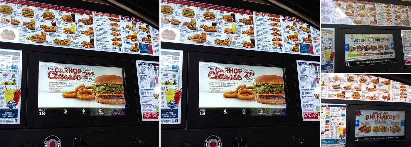 Sonic Drive-In Menu