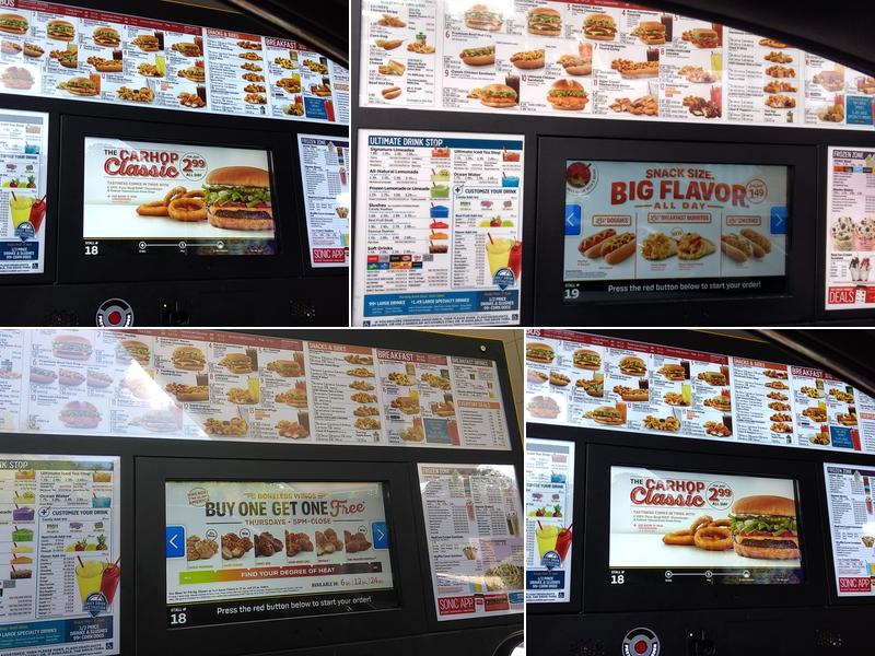 Sonic Drive-In Menu