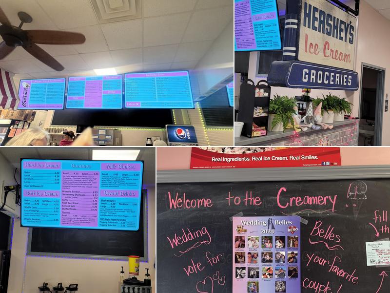 Foster Brook Creamery Menu