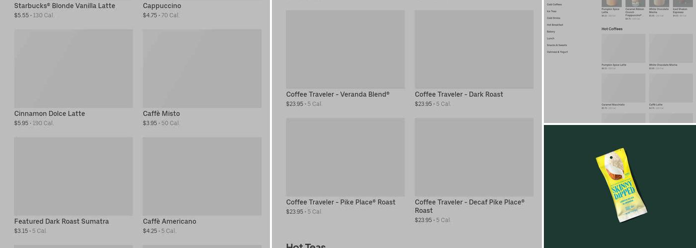 Starbucks Menu