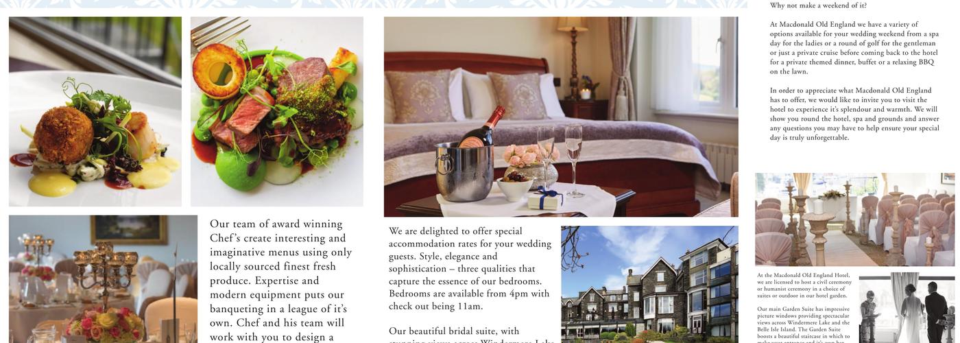 The Lakeview Restaurant at Macdonald Old England Hotel Menu