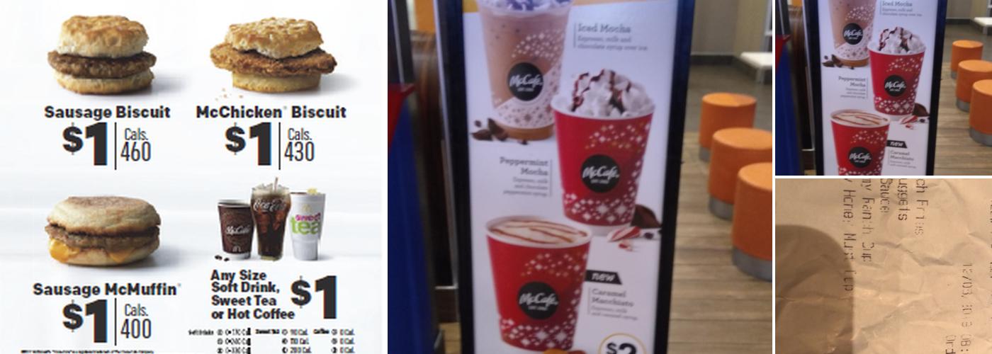 McDonald's Menu