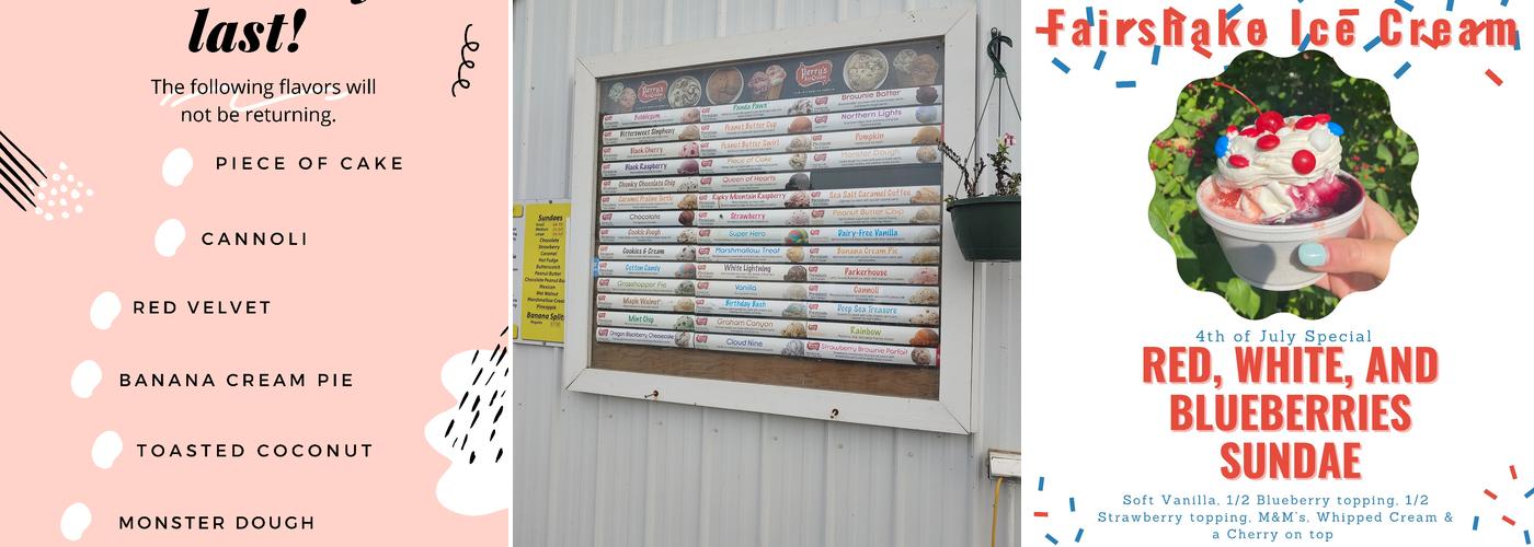 The Fair Shake Menu