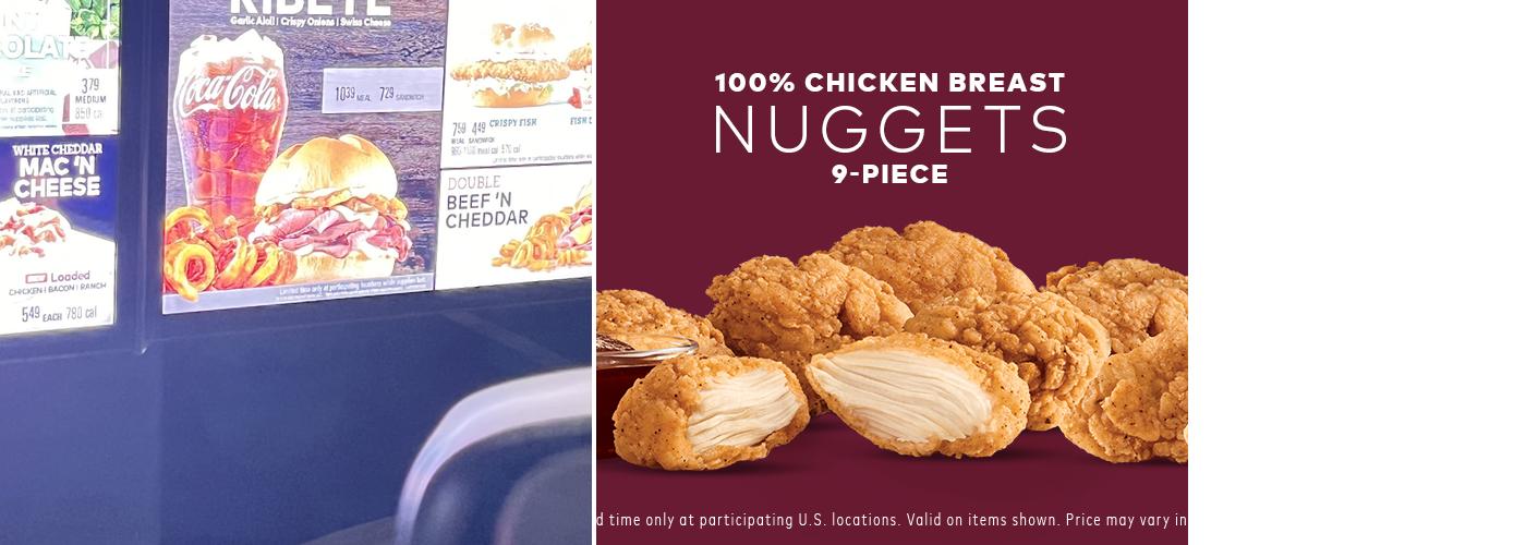 Arby's Menu