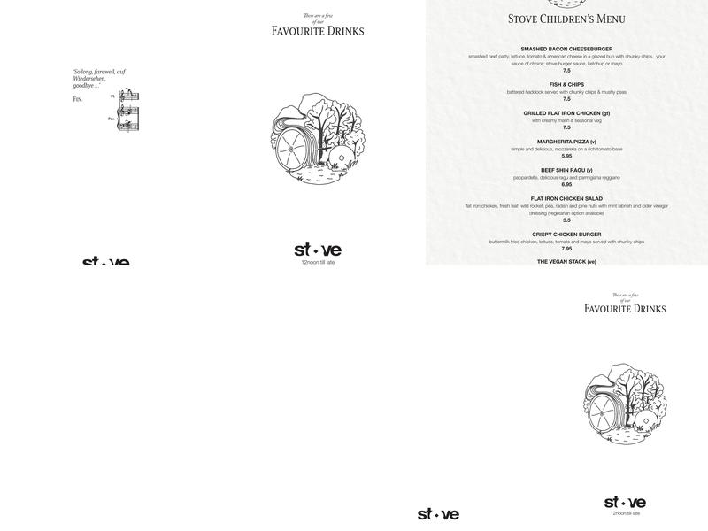 Stove Restaurant & Bar Menu