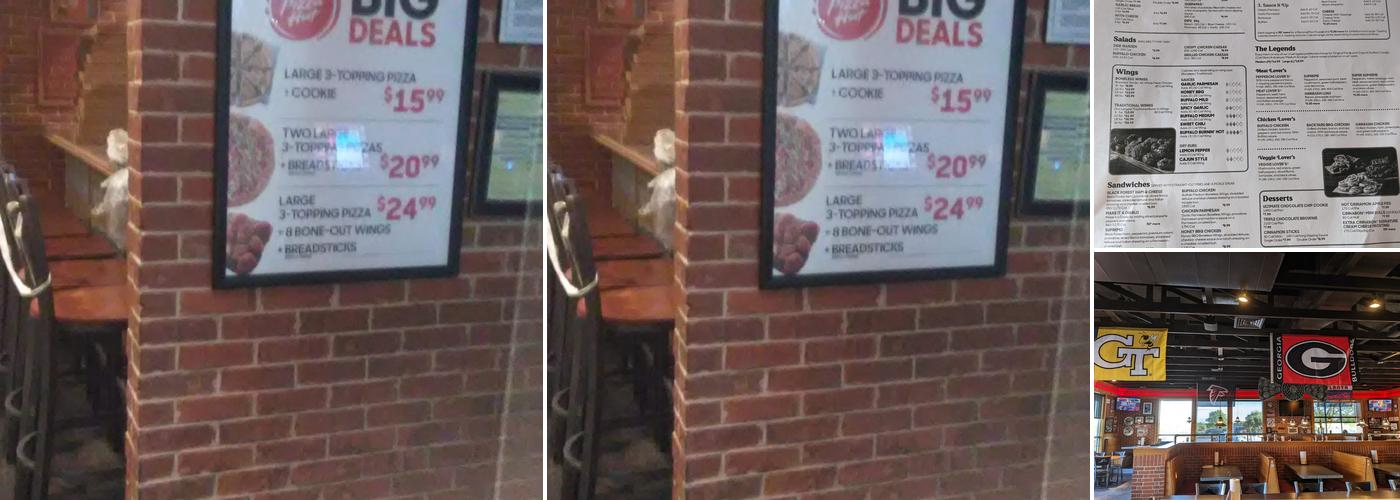 Pizza Hut Menu