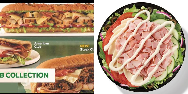 Subway Menu