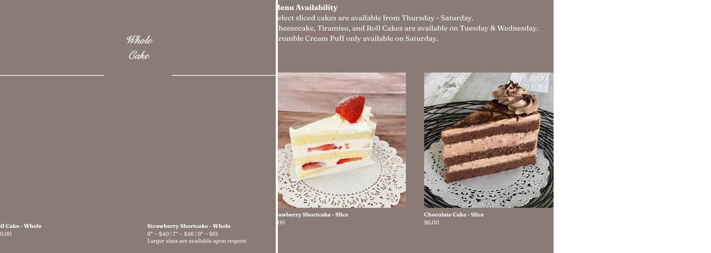 Aâ€™Fondant Menu