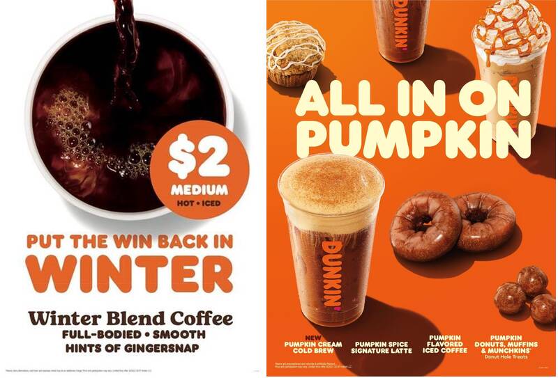 Dunkin' Menu