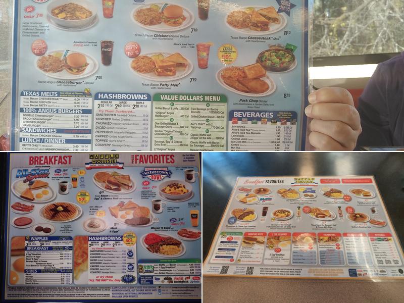 Waffle House Menu
