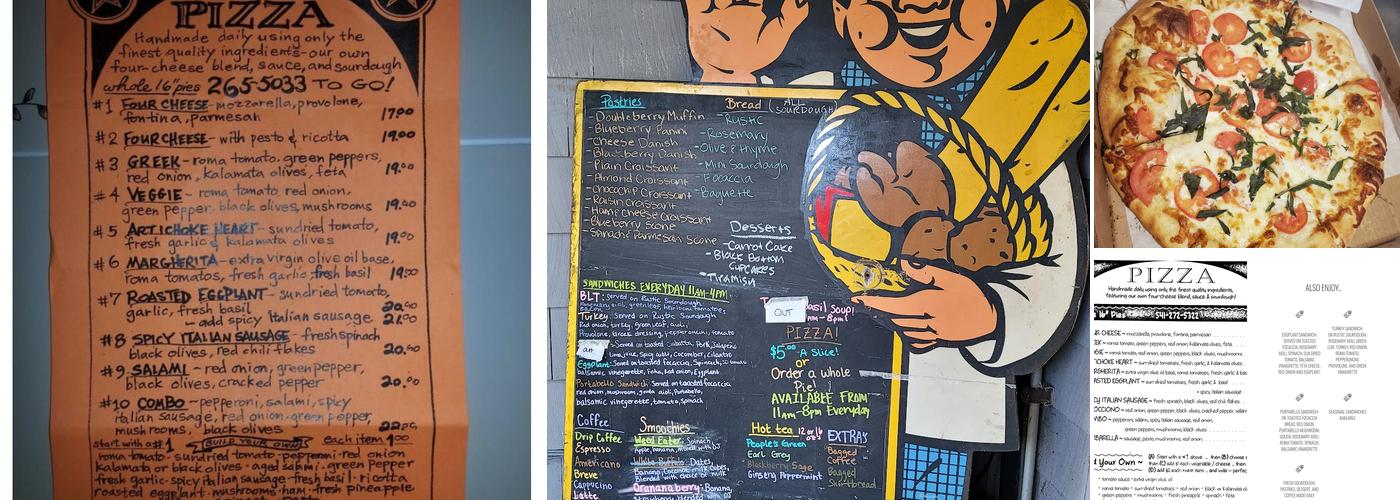 Panini Bakery Menu