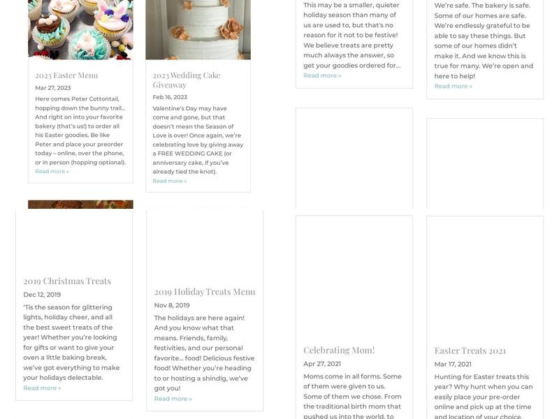 My Petite Sweet Menu