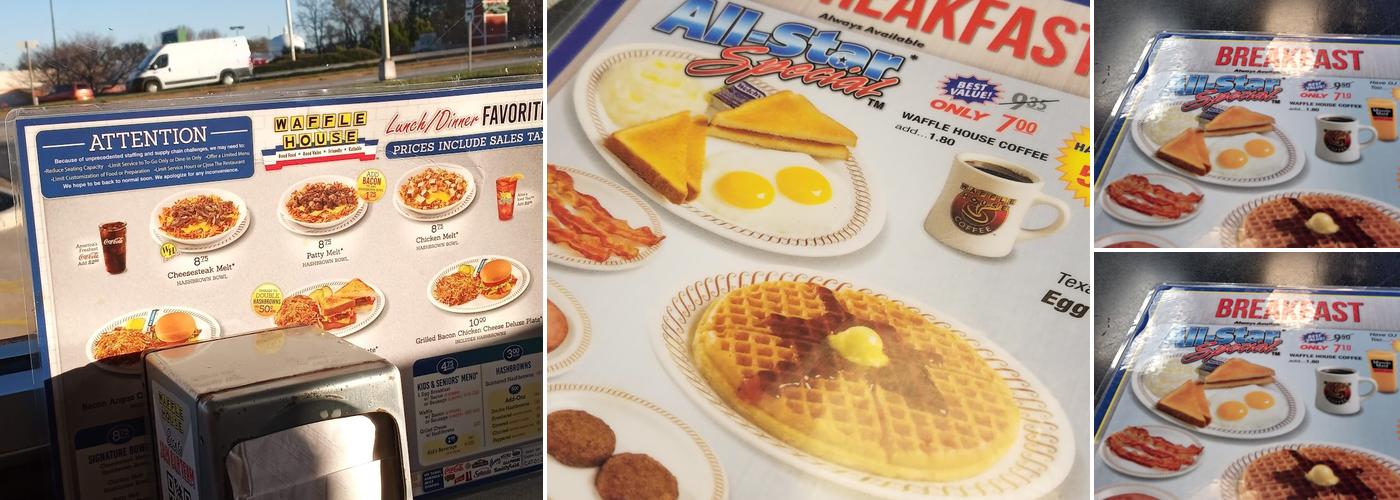 Waffle House Menu