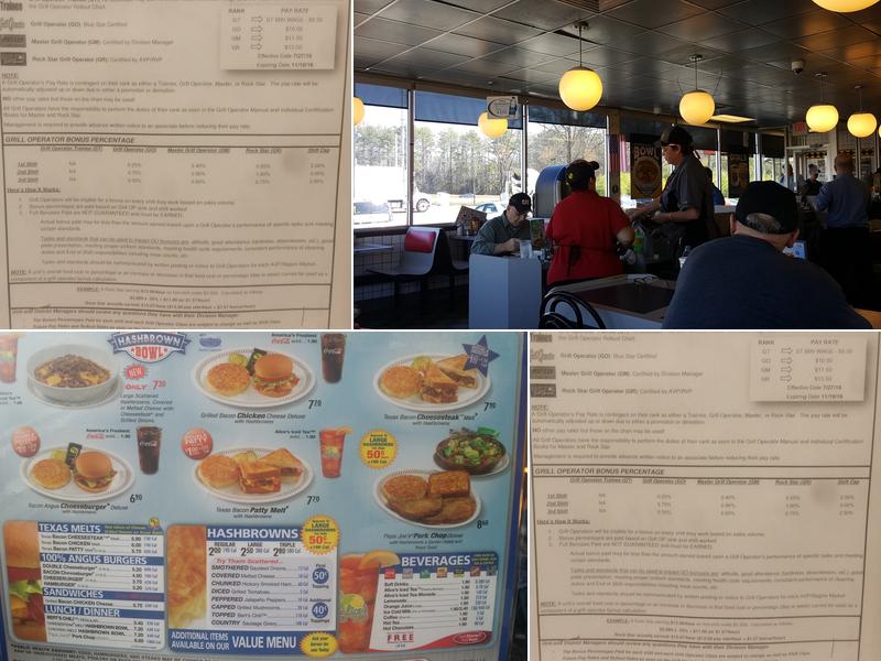 Waffle House Menu