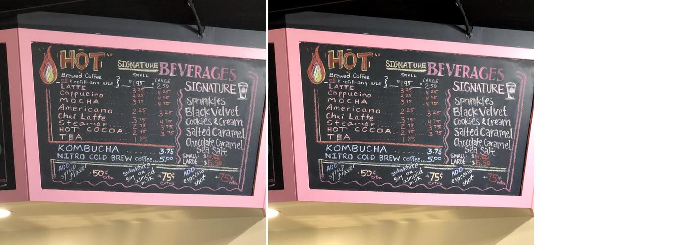Cakewalk Menu