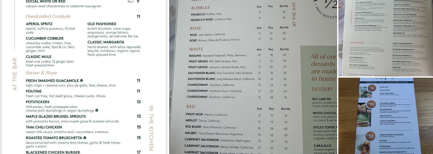 Moxies Plano Restaurant Menu