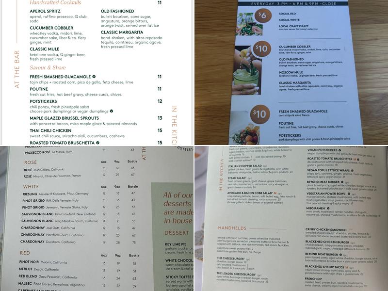 Moxies Plano Restaurant Menu