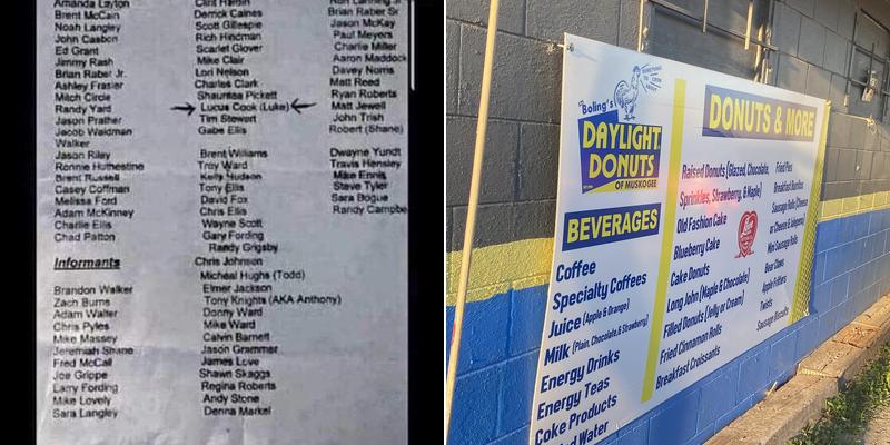 Daylight Donuts Menu
