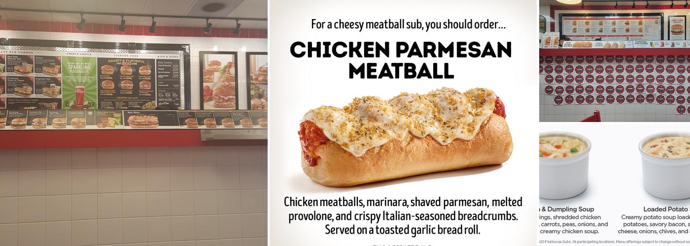 Firehouse Subs Griffin Menu
