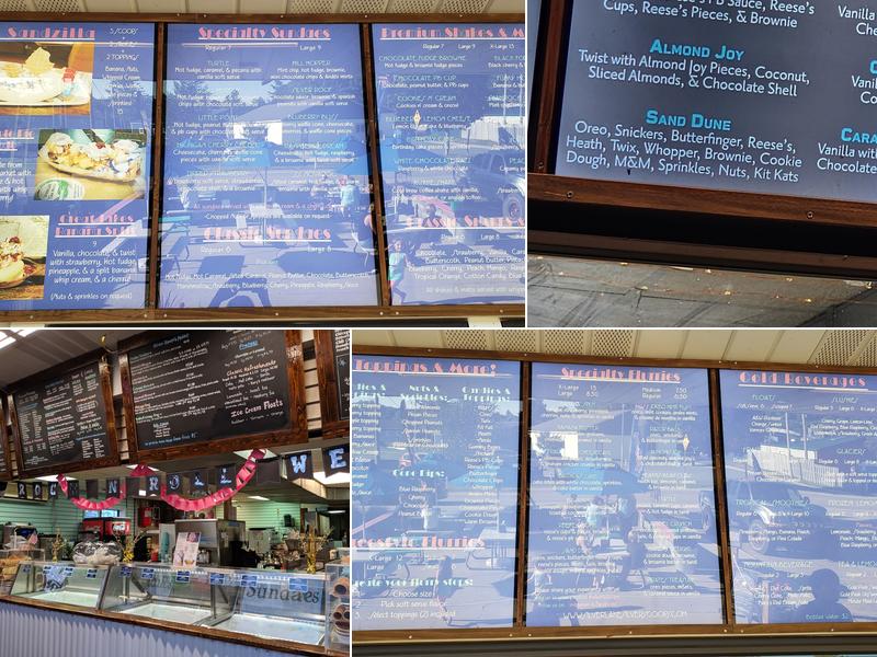 Silver Scoops Menu