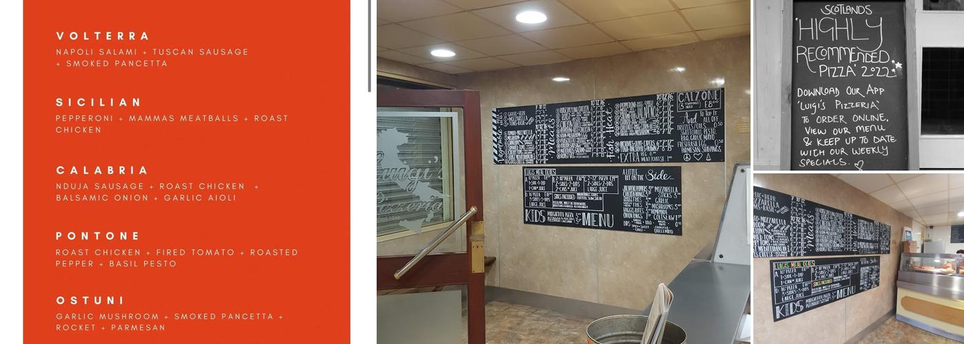 Luigi's Pizzeria Menu