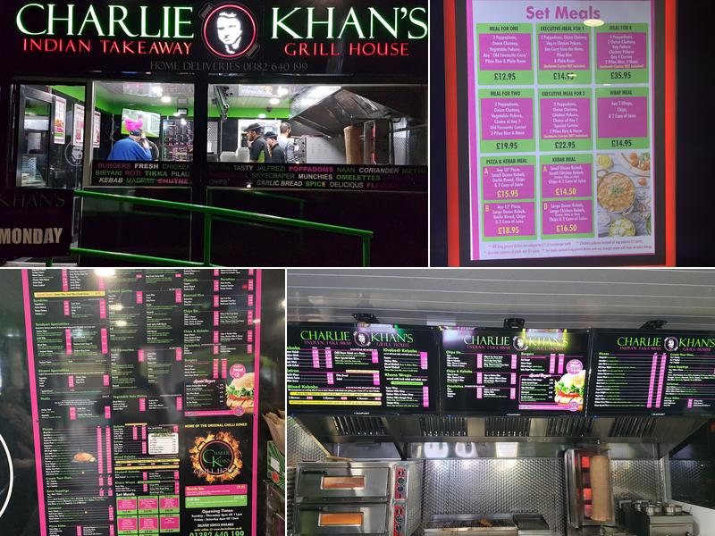 Charlie Khan's Menu